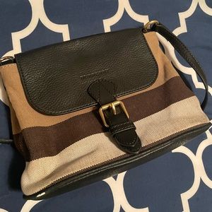 Burberry shellwood canvas crossbody